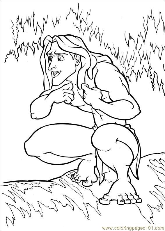 Coloring Pages Tarzan 73 (Cartoons > Tarzan) free printable coloring