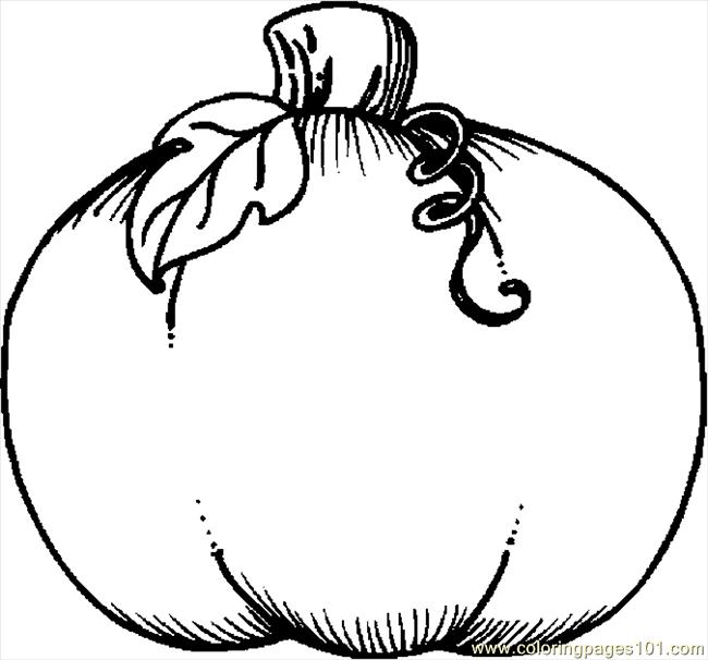 Coloring Pages Pumpkin 05 (Holidays > Thanksgiving Day) - free