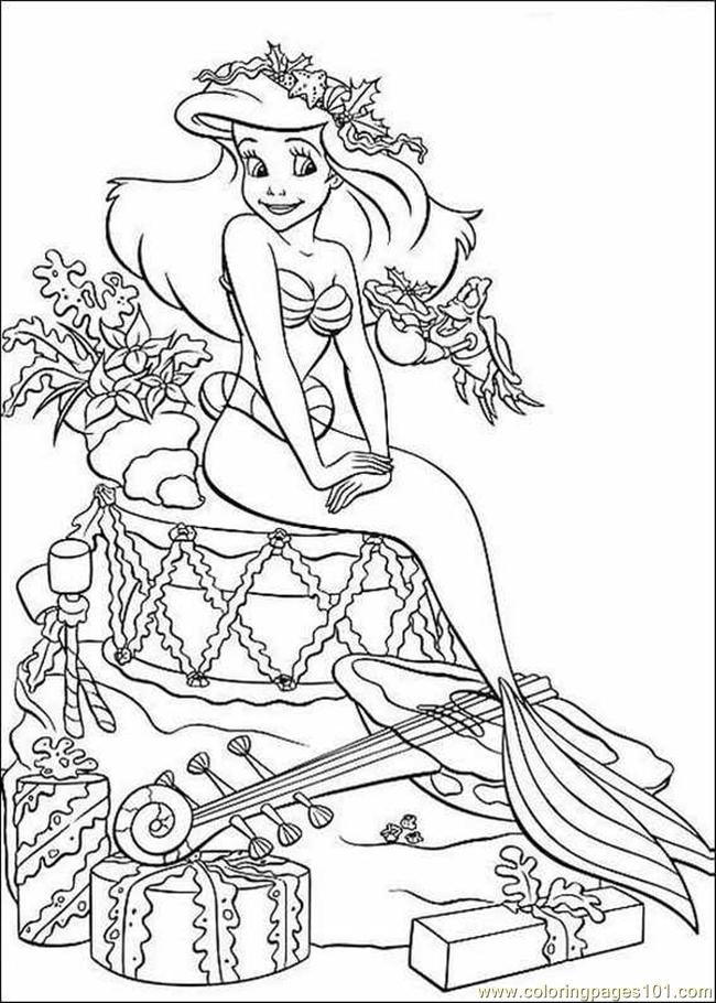 Coloring Pages Mermaid Coloring Pages 003 (Cartoons > The ...
