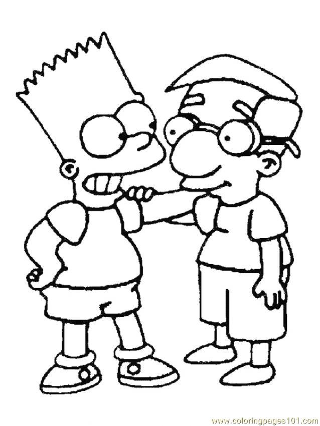 Coloring Pages Simpsons (2) (Cartoons > The Simpsons) - free printable ...