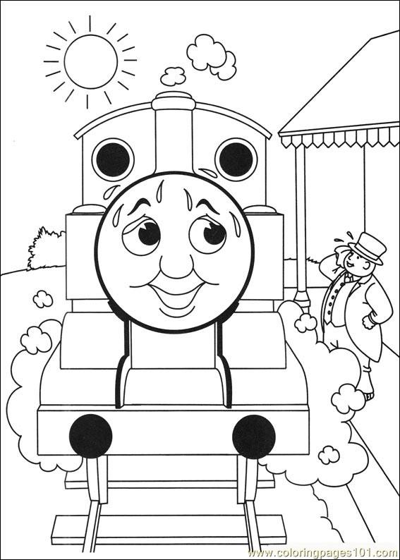 lady train thomas coloring pages - photo #28