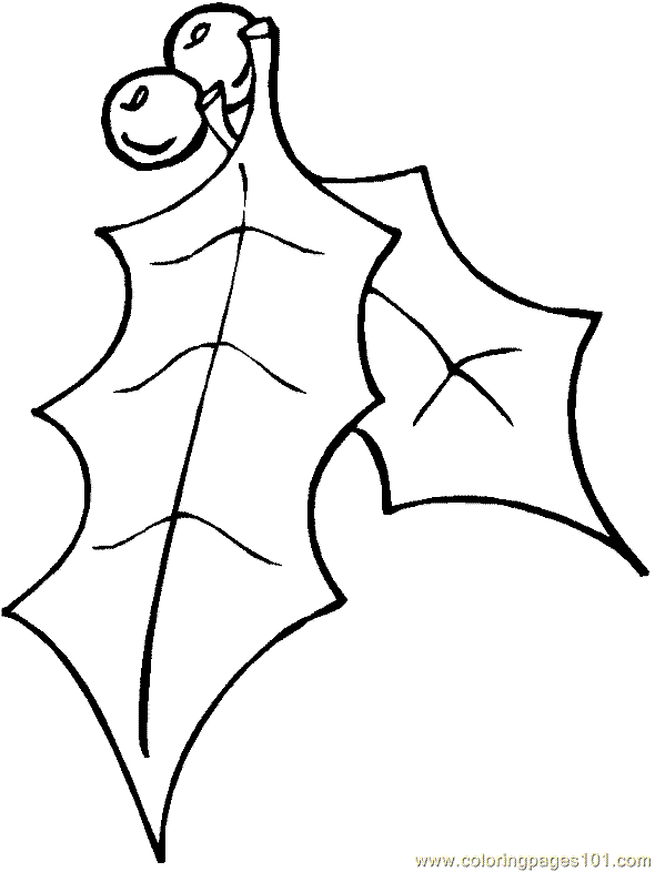 Coloring Pages Leaf Coloring Page 01 (Natural World > Trees) - free