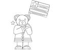 Usaflagbearbw