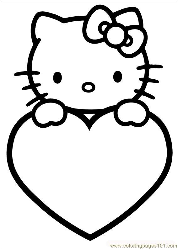 valentine days coloring pages - photo #36