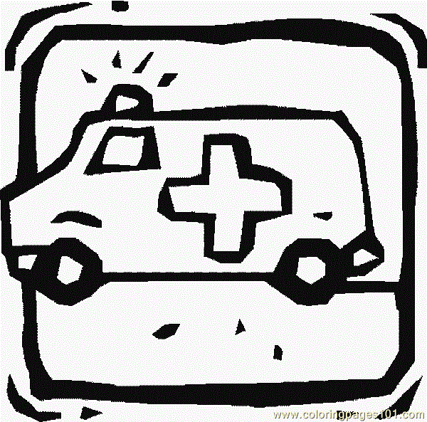 Coloring Pages Firstaid (Transport > Vehicle Transport) - free