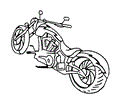 Chopper Motorcycle