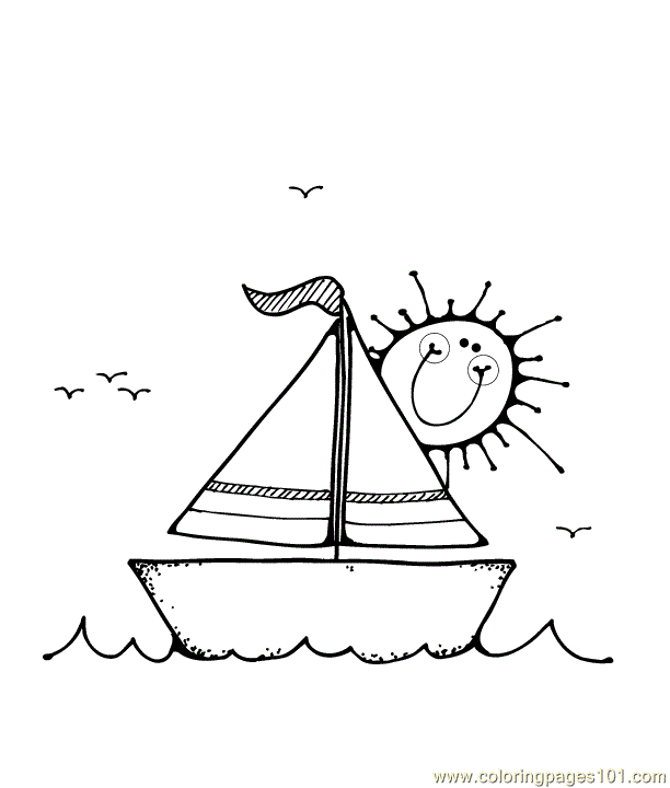 water transportation coloring pages - photo #3
