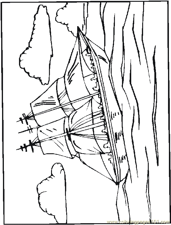 Boat Coloring Page 30
