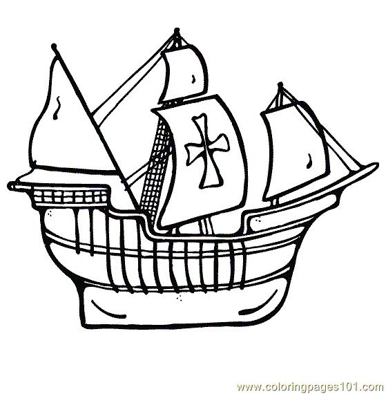 Coloring Pages Boat Coloring Page 35 (Transport > Water Transport
