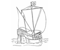 013 Pinta Coloring Page