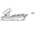 Aircraft Carier With Plains