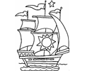 Boat Coloring Page 01 Copy