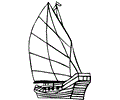 Boat Coloring Page 07