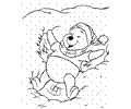 Pooh In The Snow