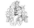Pooh Piglet Eeyore Tigger