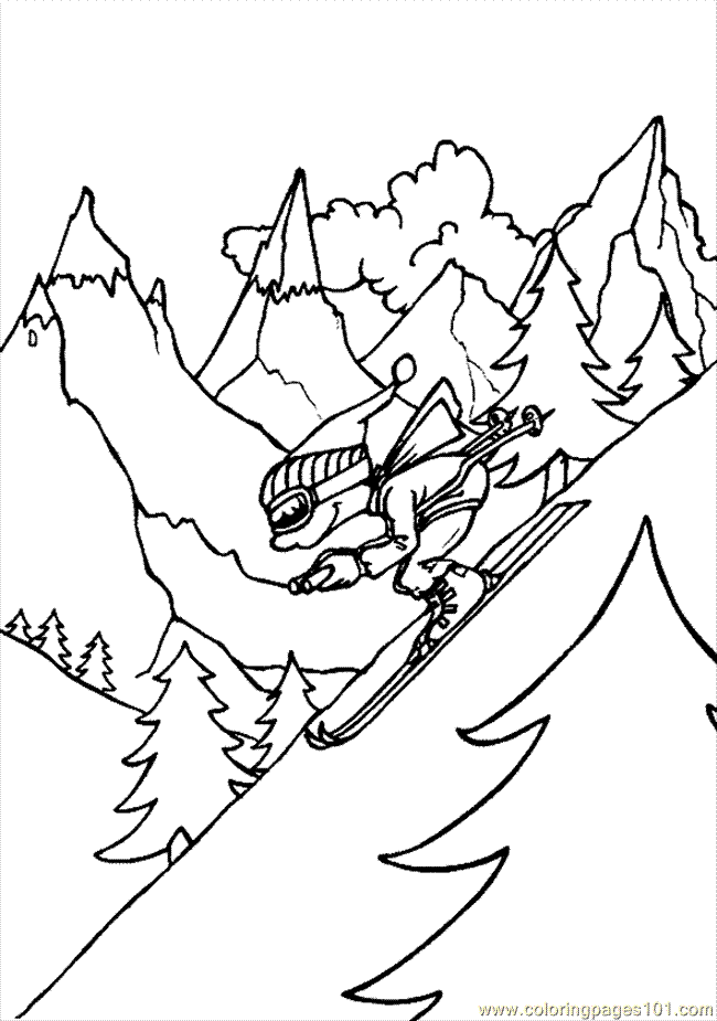 free printable coloring image Inter Sports Coloring Page 07