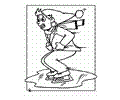 Skating Coloring Page 231x300