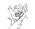 Winter Sports Coloring Page 07