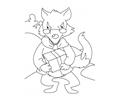 Wolf Coloring Page6
