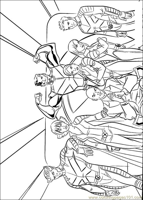 xmen evelution coloring pages - photo #6