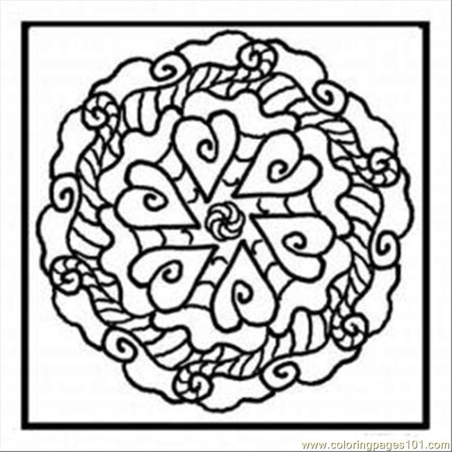kaleidoscope coloring pages free printable - photo #39