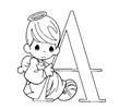 Oments Alphabet Coloring Page