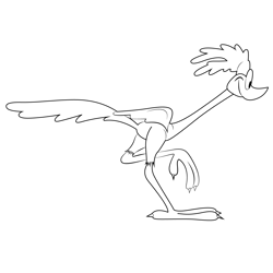 Road Runner 8 Coloring Page for Kids - Free Cuckoos Printable Coloring ...