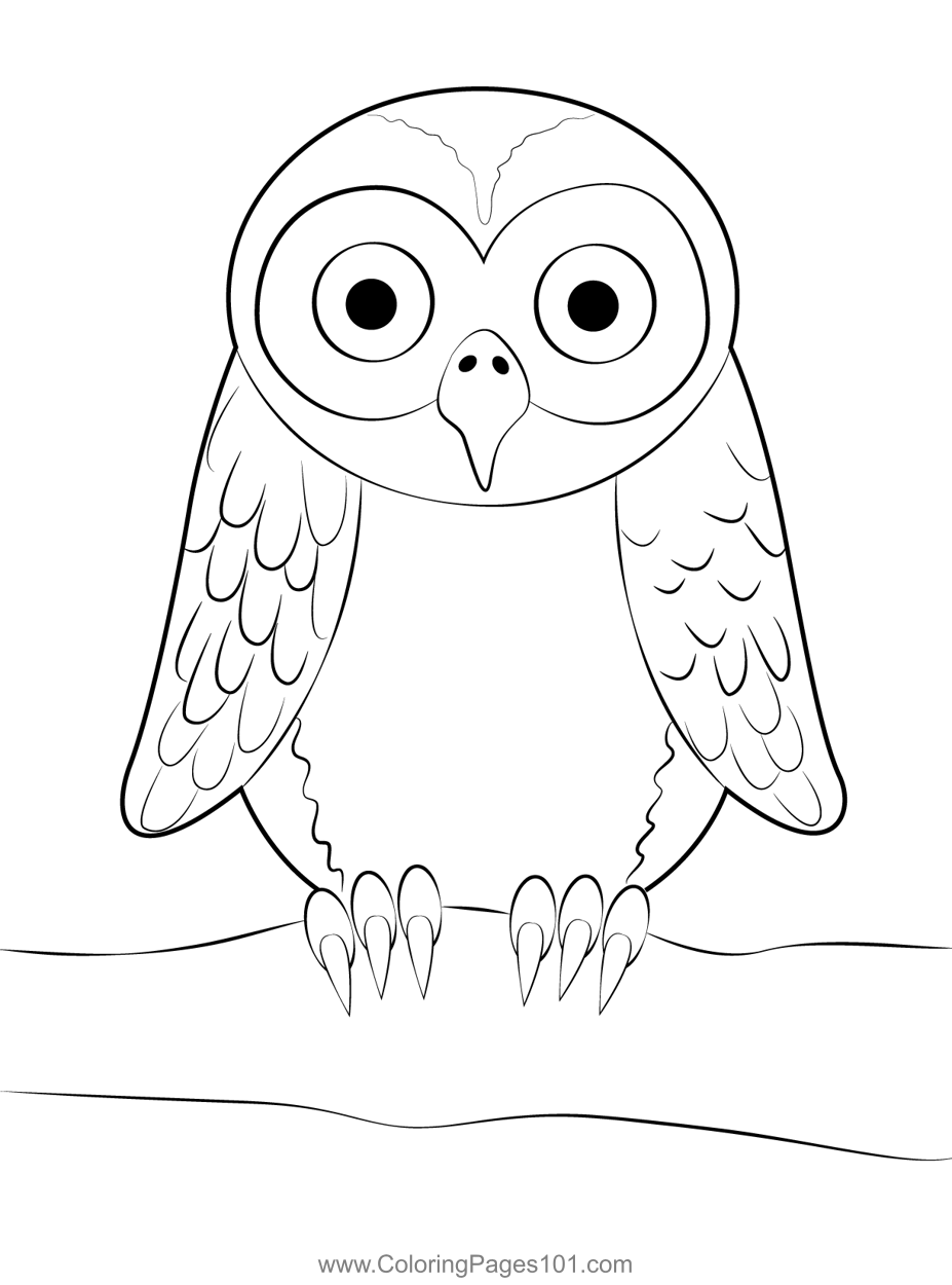 Owl 7 Coloring Page for Kids - Free Owls Printable Coloring Pages ...