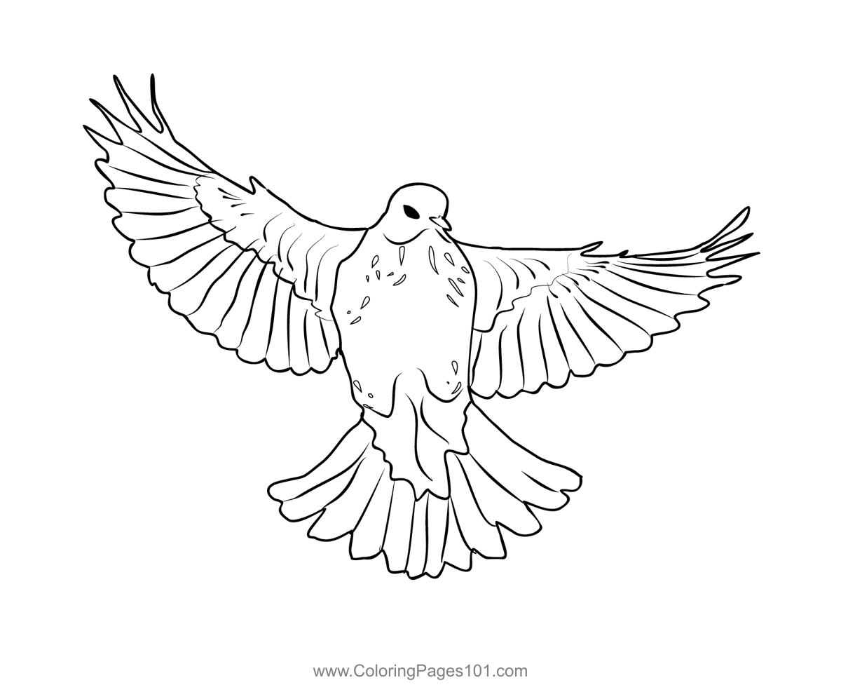 Fieldfare 5 Coloring Page for Kids - Free Thrushes Printable Coloring ...