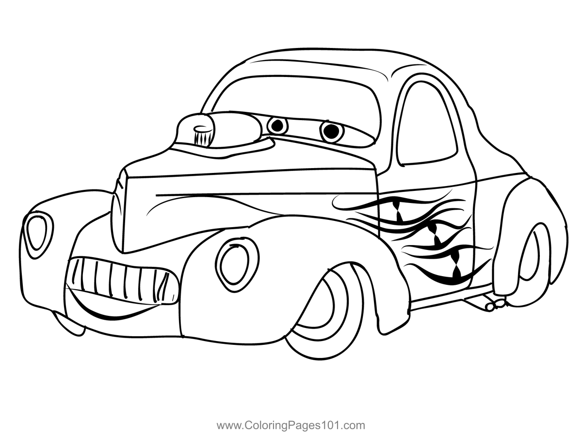 Cars Disney Pixar Coloring Pages
