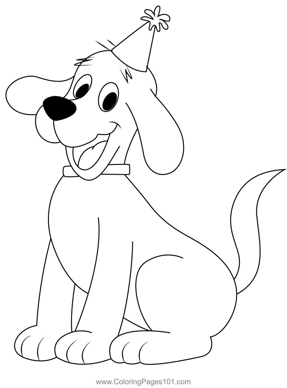 Clifford The Big Red Dog Coloring Pages Home Design Ideas