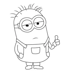 Minions 2 Despicable Me 4 Free Coloring Page for Kids