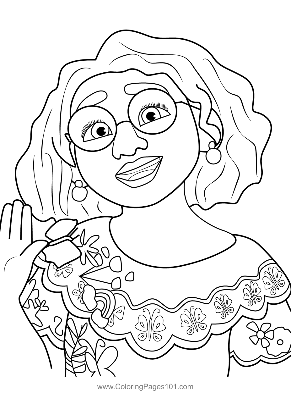 Mirabel Madrigal Coloring Pages Coloring Pages