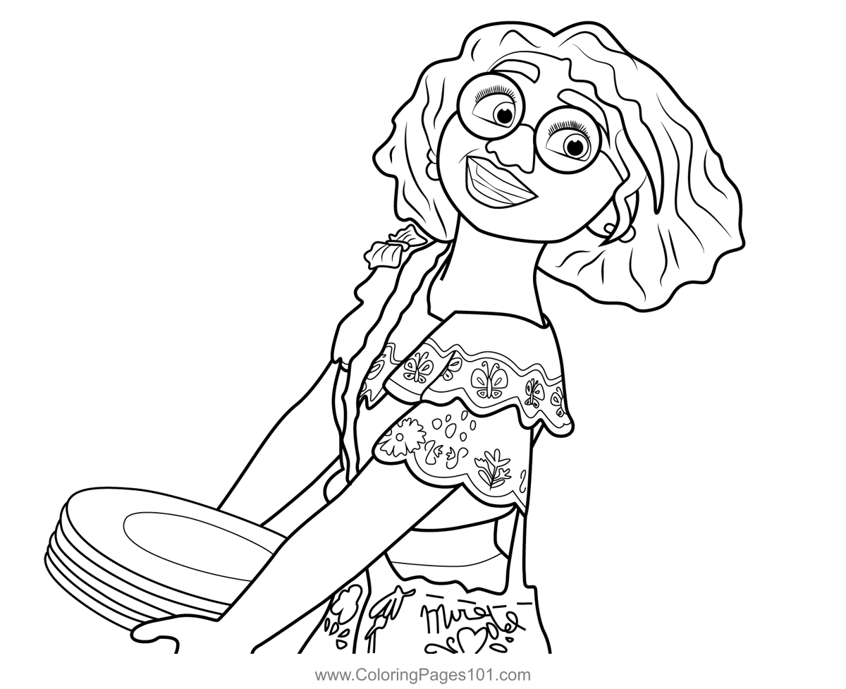 Mirabel Coloring Page For Kids Free Encanto Printable Coloring Pages ...