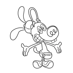 Bloofy Inside Out 2 Free Coloring Page for Kids