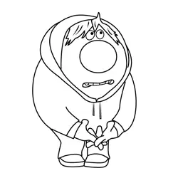 Embarrassment Inside Out 2 Free Coloring Page for Kids