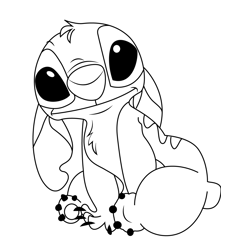 Stitch Coloring Pages for Kids - Download Stitch printable coloring ...
