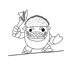 Kakamora 2 Moana 2 Free Coloring Page for Kids