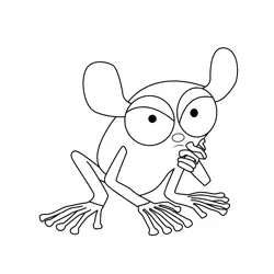 Gilbert The Jungle Bunch Free Coloring Page for Kids