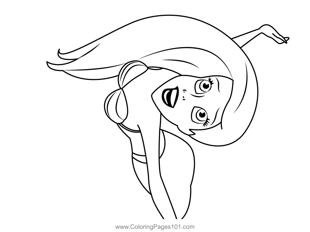 little mermade coloring pages