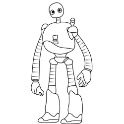 Roz 2 The Wild Robot Free Coloring Page for Kids