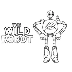 Roz 3 The Wild Robot Free Coloring Page for Kids