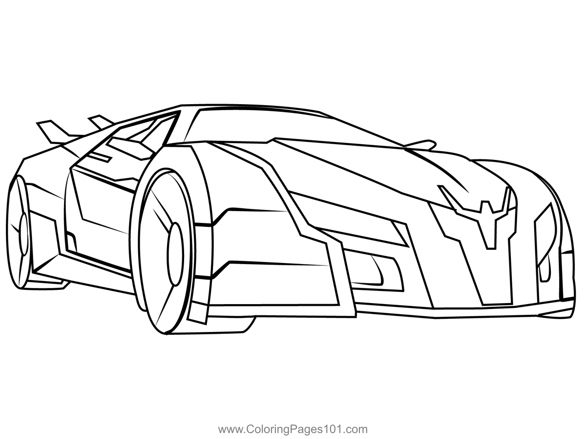 Drift Disguised From Transformers Coloring Page for Kids - Free ...