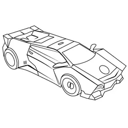 Sideswipe Disguised From Transformers Coloring Page for Kids - Free ...