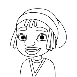 André King Alma's Way Free Coloring Page for Kids