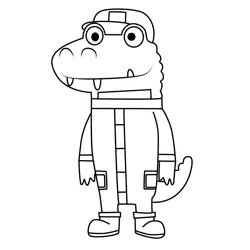 Jet Astroblast! Free Coloring Page for Kids