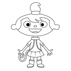 Morg Astroblast! Free Coloring Page for Kids