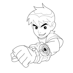 Ben 10 coloring pages printable games #7