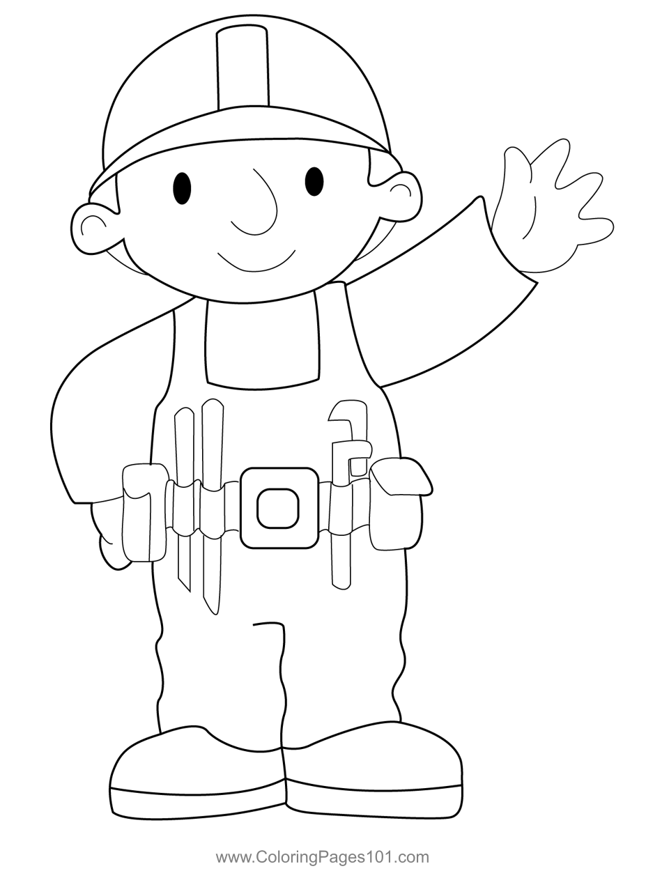 bob the builder coloring pages