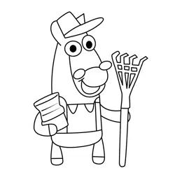 Mr Cloppity Boj Coloring Page